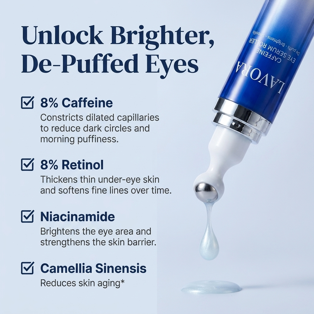 Lavora 8% Caffeine Eye Cream Roller