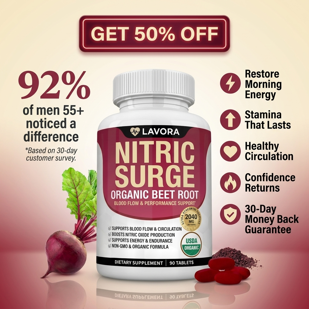 Lavora Nitric Surge - 2040mg Organic Beet Root Tablets